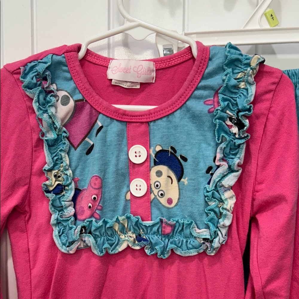 Peppa Pig Pink Ruffle set - Picture 3 of 4